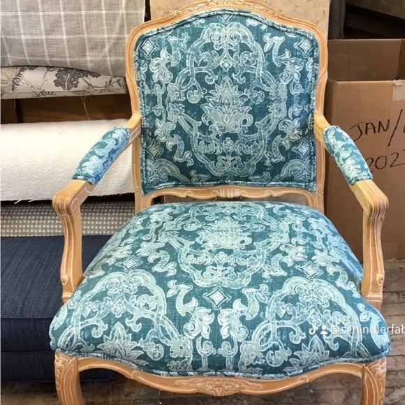 Lacefield Designs Contessa Seagrass Damask Green - Picture 3 of 9